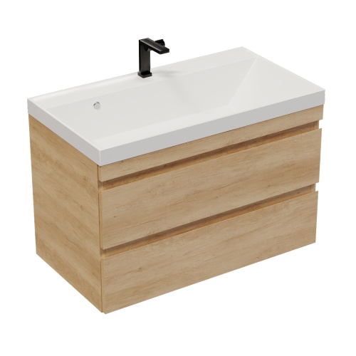 Тумба подвесная Vela Каскад 90П под Classica (дуб небраска) TU619013