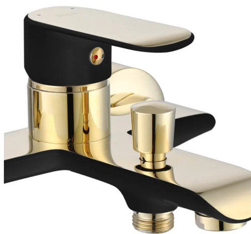 Смеситель для ванны Rea Bloom Black Gold B9939