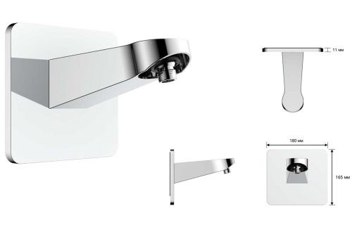 Верхний душ Vincea VSHD-3I3CMB