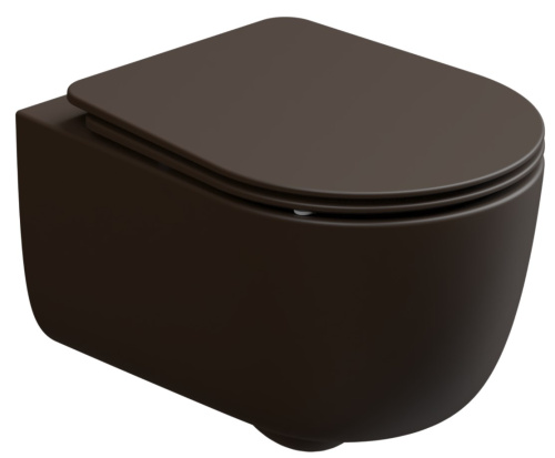 Унитаз подвесной GSG Ceramic Design Hit! Cacao Matt HIWCSO035