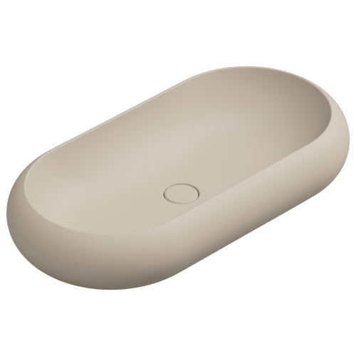 Раковина накладная 80x42 см GSG Ceramic Design Petra PELAV80034, Sabbia Matt