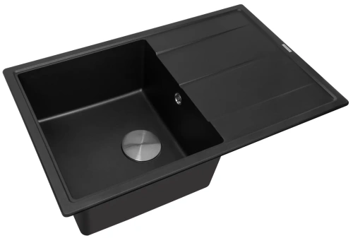 Мойка кухонная Zorg Rock 78 premium black metallic