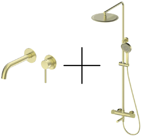 Душевая стойка со смесителем Oliveeka OL-739902+88869017-BG