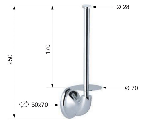Бумагодержатель Remer 900 NV62CR