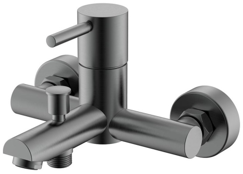 Смеситель для ванны Nemo Round NM-2355BGM brush gun metal