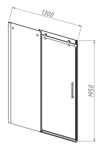 Душевая дверь Vincea Como-N VDS-4CN130CL