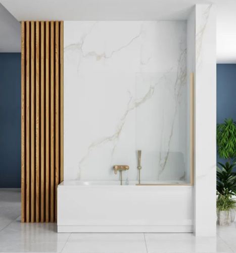 Шторка на ванную Rea Elegant Gold 70 W5600