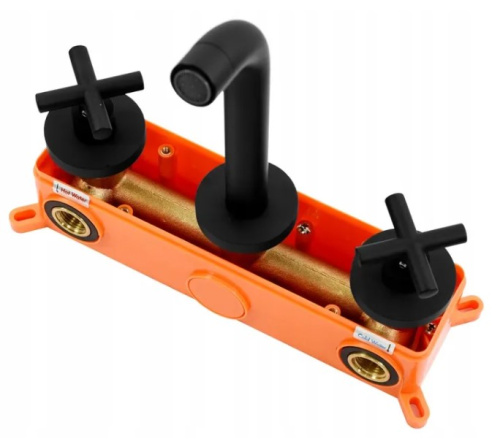 Смеситель для умывальника Rea Exit Black B8000