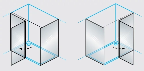 Душевая дверь Kolpa-San Andromeda D 160 black transparent 516650