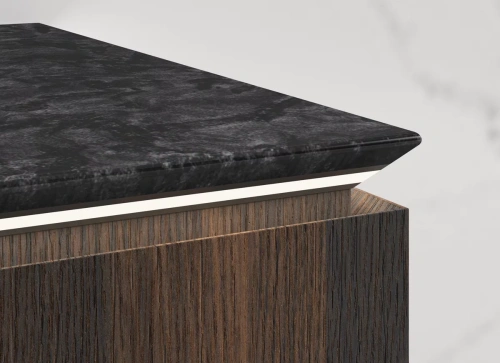 Тумба подвесная Vincea Luxe VMC-4LX140WN натуральный орех