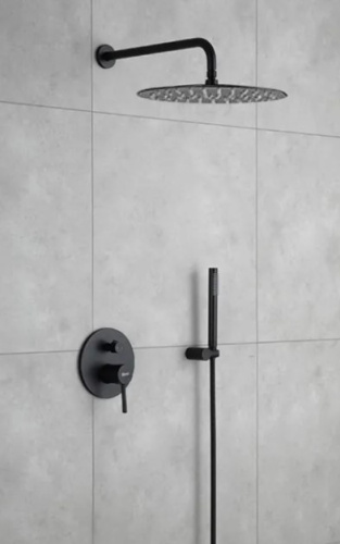 Душевая система Rea Lungo Black P4100