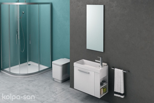 Тумба подвесная Kolpa-san Kiki OUK 40R White 529130 Тумба подвесная Kolpa-san Kiki OUK 40R White 529130