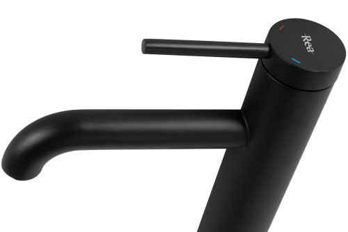 Смеситель для умывальника Rea Spot Black matt B2012