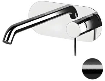 Смеситель для раковины Remer X-style X15LWBCFP, черный брашированный хром