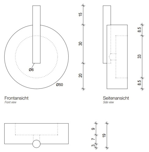 Крючок Decor Walther Stone WHG 0972755