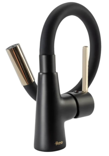 Смеситель для мойки Rea Icon Black matt Gold B5682