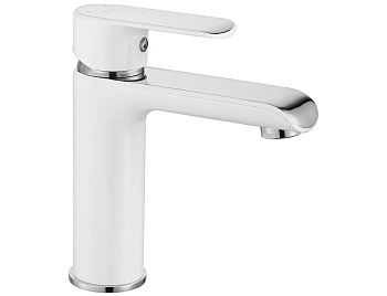 Смеситель для умывальника Rea Bloom White Chrome B9915