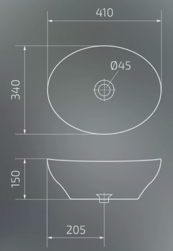 Умывальник Gid Mnc138C