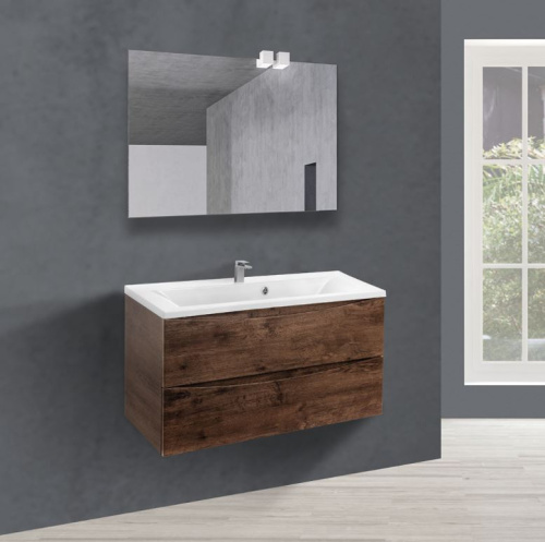 Тумба подвесная Vincea Mia 900 R.Wood VMC-2MA900RW