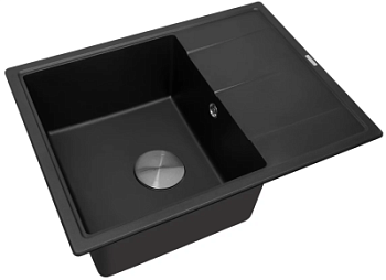 Мойка кухонная Zorg Rock 65 premium black metallic