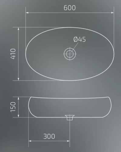 Умывальник Gid Mnc162