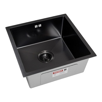 Мойка кухонная Arfeka Eco AR 450*450 black PVD NANO decor