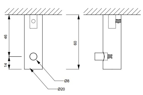 Крючок Decor Walther Bar HAK1 0856782