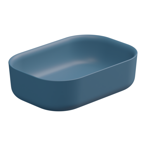 Раковина накладная 60x42 см GSG Ceramic Design Hit! HILAVRE60027, Denim Matt