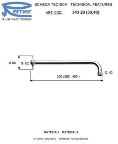 Набор смесителей для ванной комнаты Remer Winner W0910315RMOI