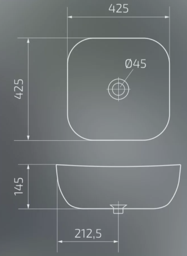 Умывальник Gid Nc440