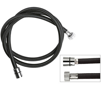 Шланг для душа ПВХ 150 см Remer 332CNNY150, черный