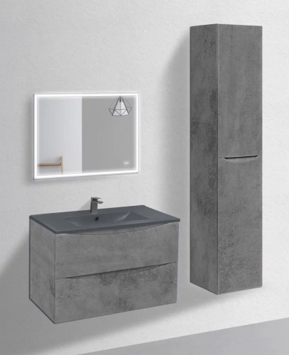 Тумба подвесная Vincea Mia 750 Beton VMC-2MC750BT