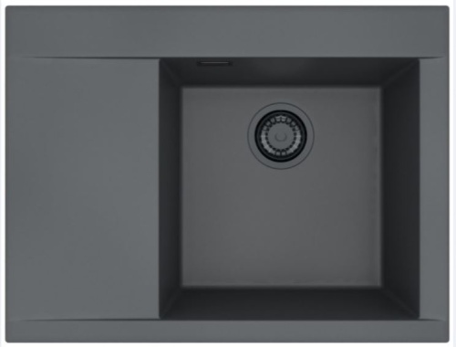 Мойка для кухни Alveus PURE-G 60R Algranit DEEP BLACK-A90 BE 680x520x198 1149497