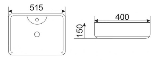 Умывальник CeramaLux 9445