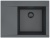 Мойка для кухни Alveus PURE-G 60R Algranit DEEP BLACK-A90 BE 680x520x198 1149497