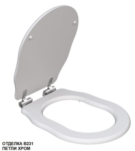 Сиденье для унитаза Caprigo BOHEME KFe-IC-B231