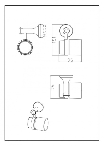 Стакан CeramaLux Valencia 88502G