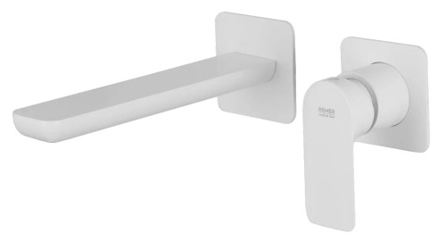 Смеситель для раковины Remer Infinity I15PLBO, белый матовый
