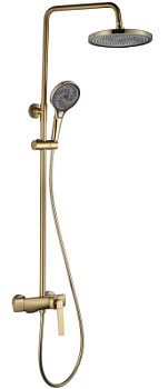Душевая система Rea Rebel gold matt P2414