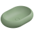 Раковина накладная 60x42 см GSG Ceramic Design Petra PELAV60031, Salvia Matt