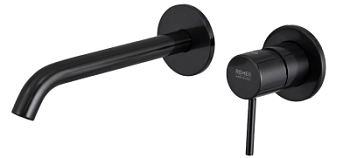 Смеситель для раковины Remer X-style X15PWBCFP, черный брашированный хром