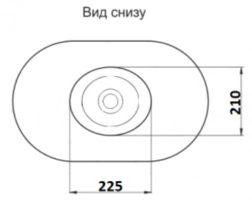 Умывальник CeramaLux 7811AJW