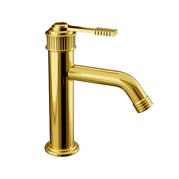 Смеситель для раковины Remer Atelier AL12DO, золото глянцевое