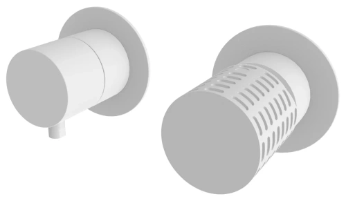 Смеситель для душа Remer Celebrity CEC92ZPWBBO, белый матовый