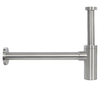 Сифон 1”1/4 Remer INOX SS958L, нержавеющая сталь