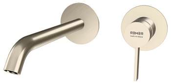 Смеситель для раковины Remer Metrica MC15PLWBXV, сталь