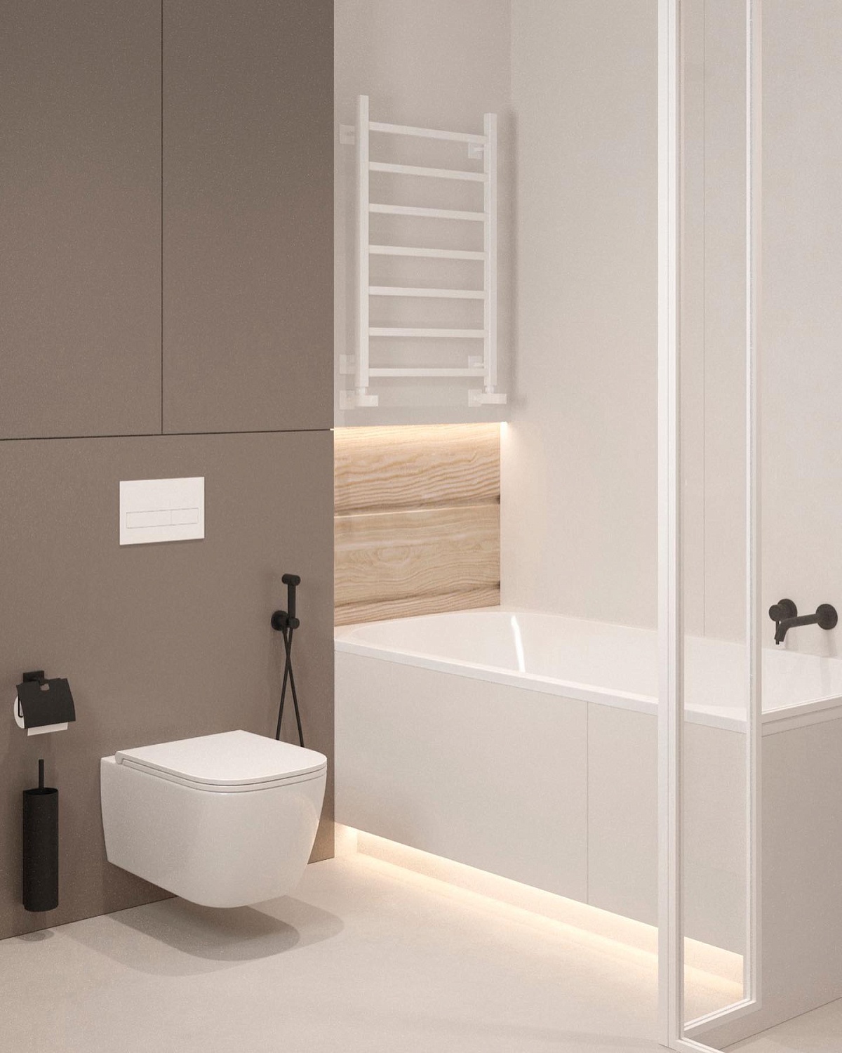 Воплощение идеи санузла вместе с дизайн-студией @goodproject.by