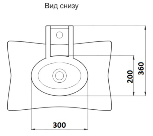 Умывальник CeramaLux 9176