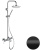 Душевая система Remer Class Line L34X7MMM20NO, черный матовый