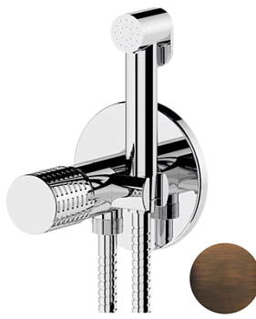 Гигиенический душ со смесителем Remer Celebrity CEC65WBR, бронза масляная